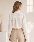 Klara Spitzenkragen Bluse