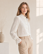 Klara Spitzenkragen Bluse
