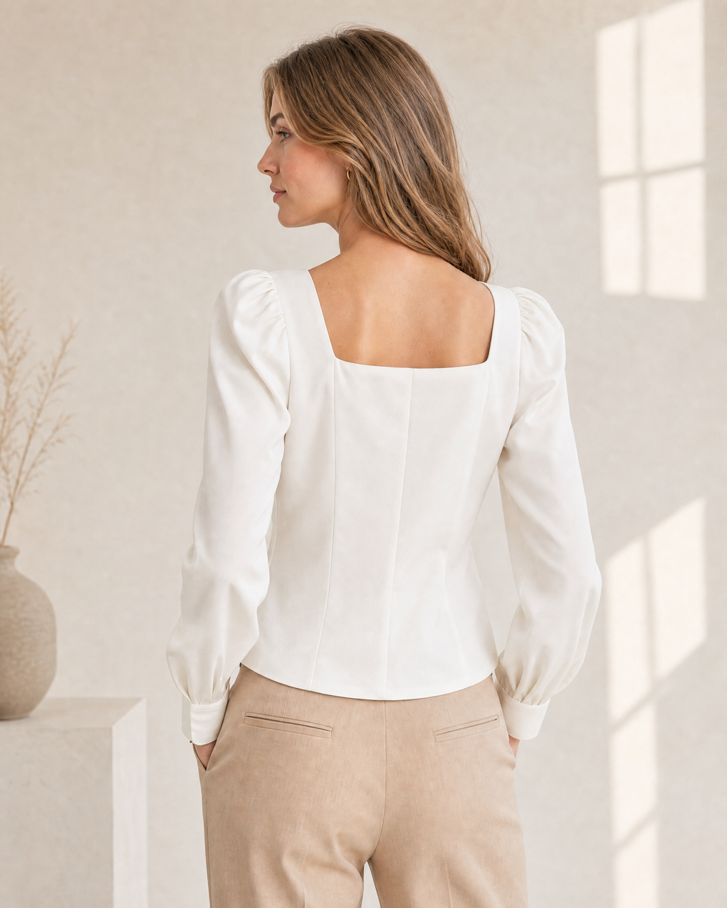 Marta Puffärmel Bluse